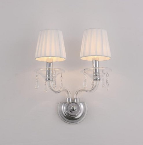 Бра двухрожковое Rivoli Хрусталь Valzer A2 CR Е14 Хром фото Бра двухрожковое Rivoli Хрусталь Valzer A2 CR Е14 Хром картинка